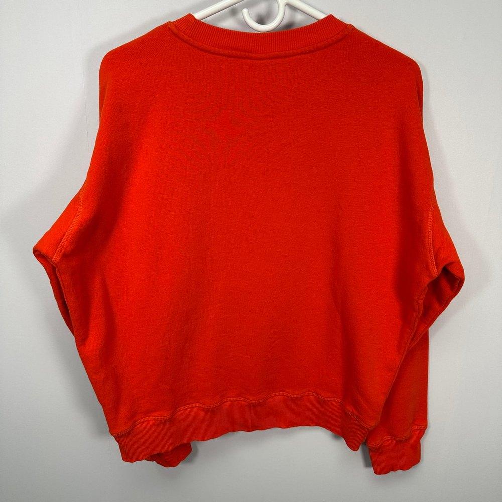 H&M Orange Red PARIS Crew neck‎ Sweater Small - Picture 6 of 6
